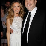 Sarah Jessica Parker and Harvey Weinstein at the Mont Blanc Party