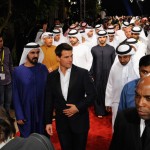 His Highness Sheikh Mohammed Bin Rashid Al Maktoum and Tom Cruise